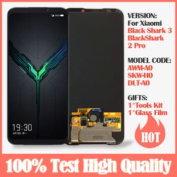 

Original Super AMOLED 6.39" For Xiaomi Black Shark 2 2019 SKW-H0 SKW-A0 /2 Pro DLT-A0 LCD Display with Touch Screen Digitizer