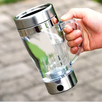 

Electric Protein Shaker Chargeable Integrated Protein Storage Container Automatic Mixing Coffee Cup LBShipping