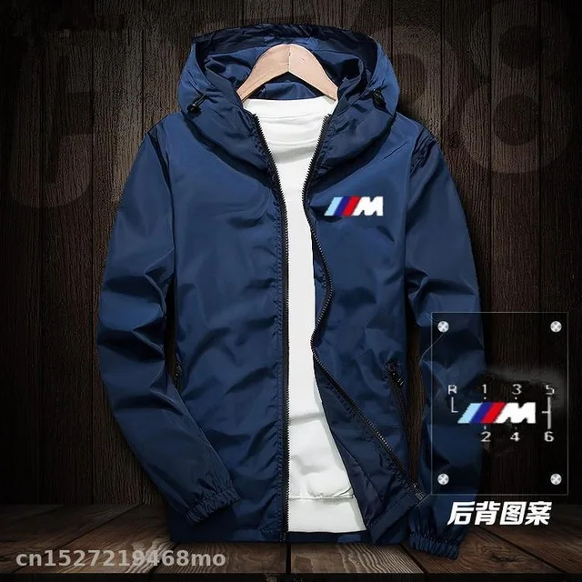 

Fashion Windproof Jacket for BMW Motocross Racing Waterproof Jacket Motobike Riding Hooded Motorcycle Windbreaker
