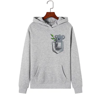 

Hoodies Women 2019 Brand Female Long Sleeve Cute Animal Koala Print Hooded Sweatshirt Tracksuit Pullover Casual Sportswear S-2XL