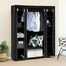 Organizer Wardrobe Bedroom Portable Cabinet-Storage Fabric Folding Non-Woven HWC Cloth
