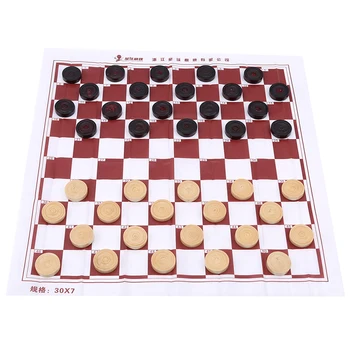 

New International Checkers The International Standard Competition Checkers For The Wooden Chess Game 1 Set