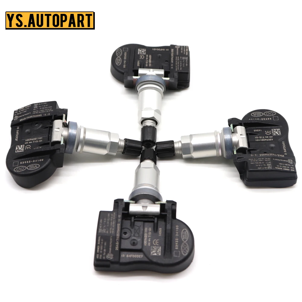 52933 D4100 для Kia NIRO OPTIMA 2015 2021 датчик давления в шинах F2000 433 МГц|Системы контроля
