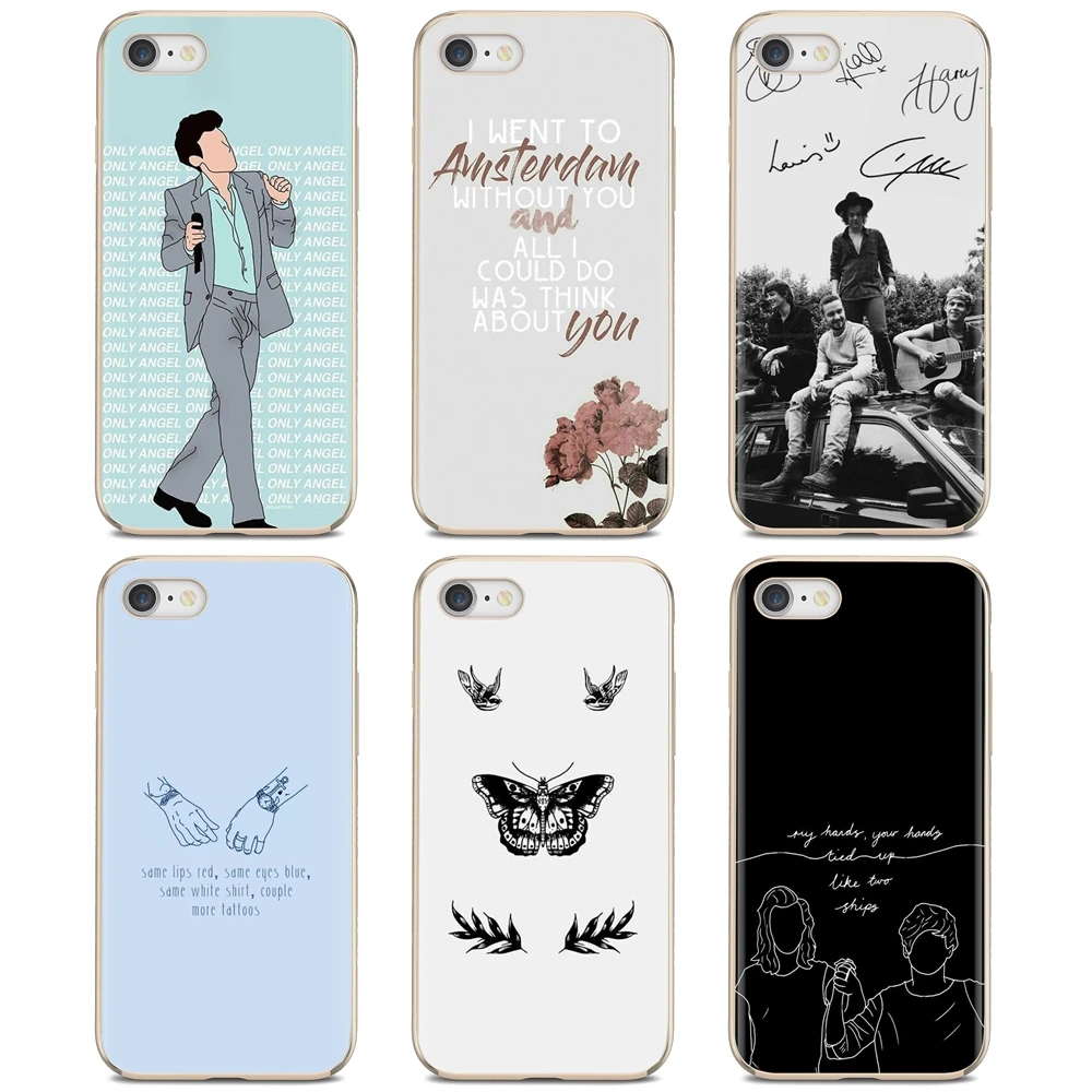 Larry Stylinson Tattoos One Direction Soft Cover For Huawei Y6 Y5 2019 Xiaomi Redmi Note 4 5 6 7 8 Pro Mi A1 A2 A3 6X 5X 7A | Мобильные