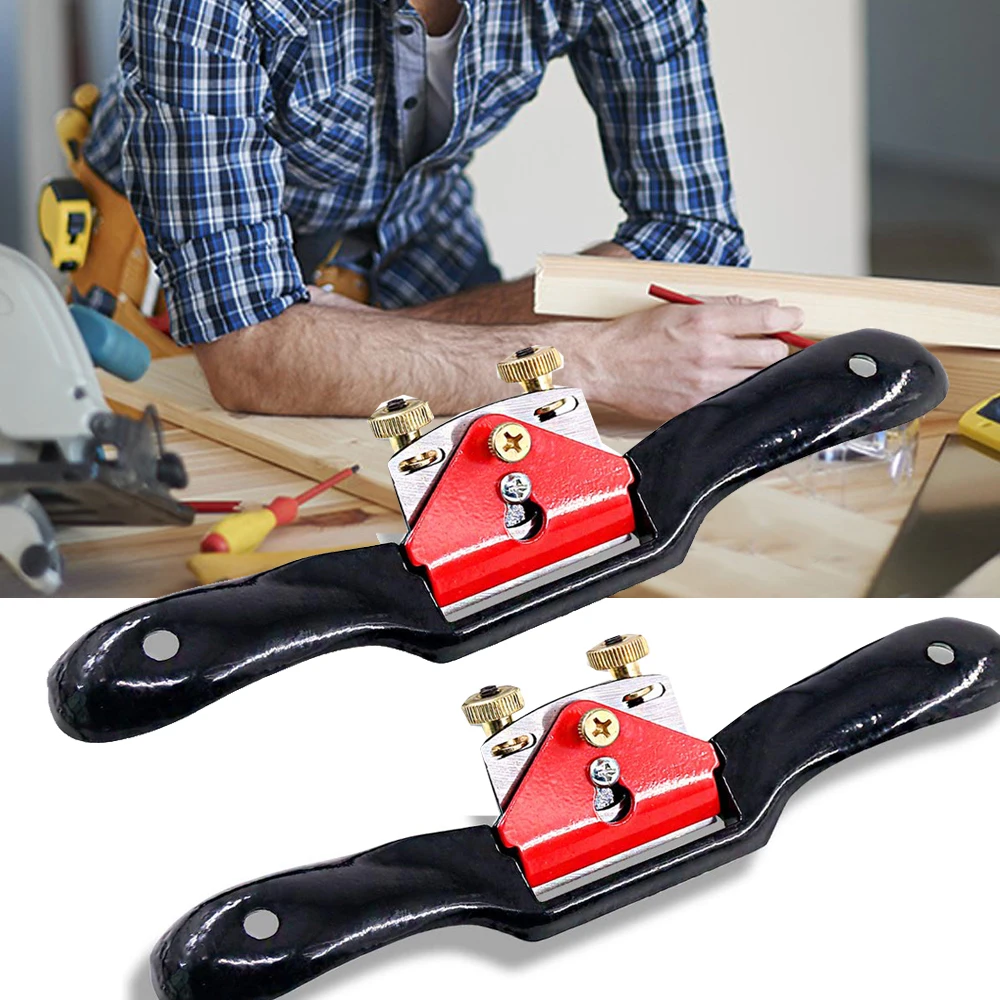 

Adjustable SpokeShave with Flat Base, Metal Blade Wood Working Hand Tool Perfect for Wood Craft, Wood Craver, Wood Working