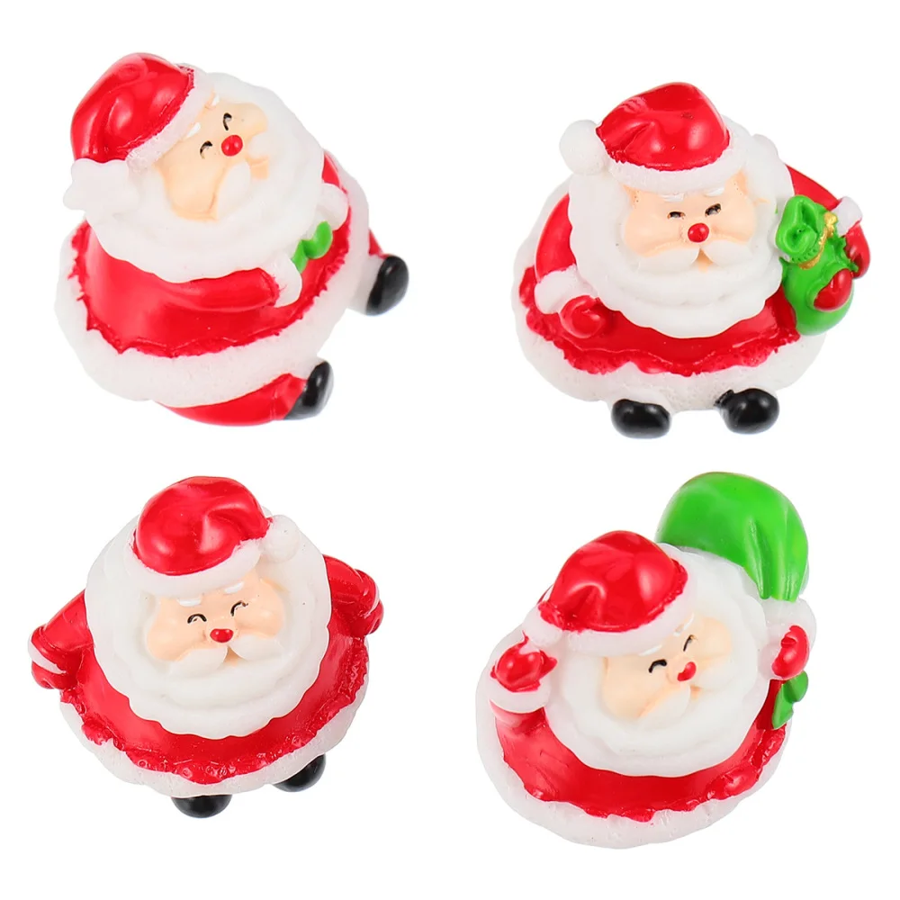 

4pcs Ornament Resin Durable Miniature Photo Props for Desktop