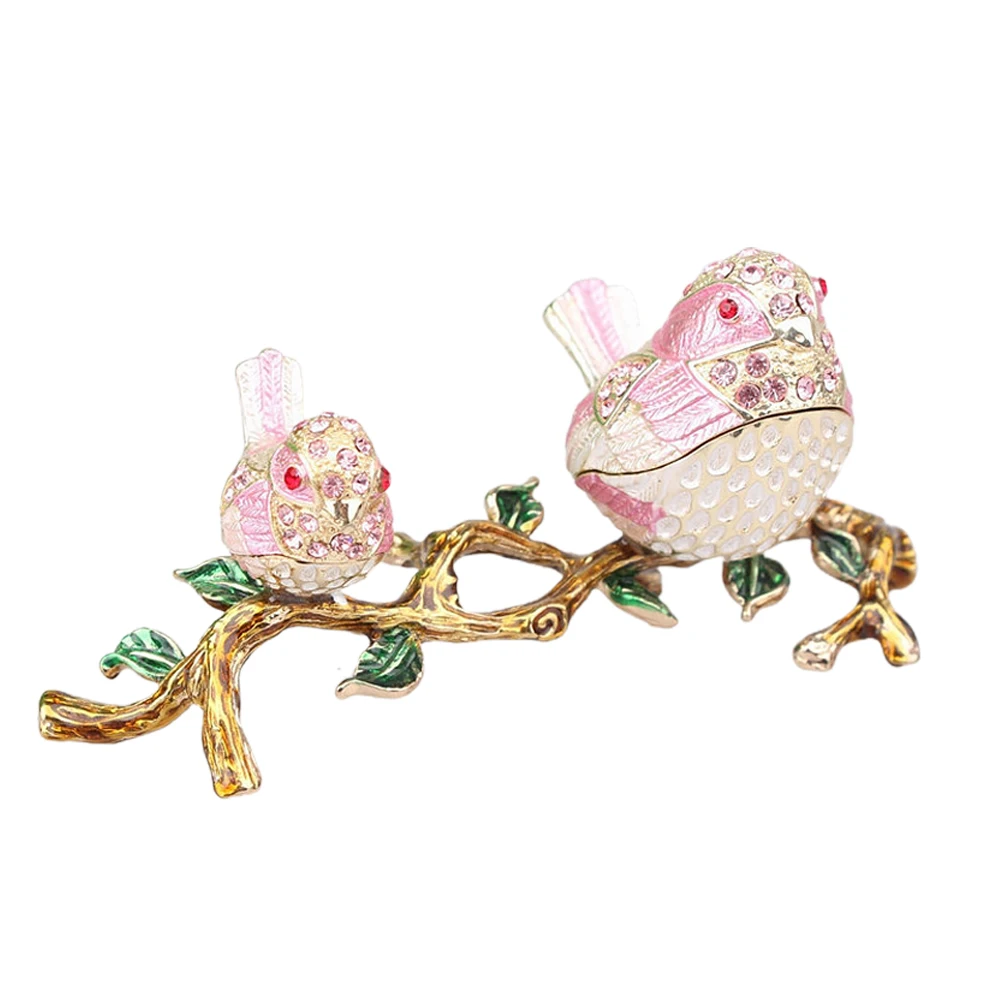 1 шт. филиал украшения птицы коробка изысканный элегантный свадебный Декор