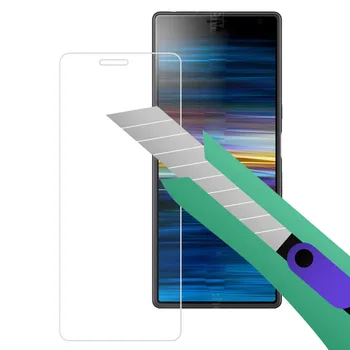 

50pcs/lot For Sony Xperia 10 plus L2 XZ3 Anti-Explosion Tempered Glass Screen Guard For Sony Xperia XZ2 Compact XZ2 Premium