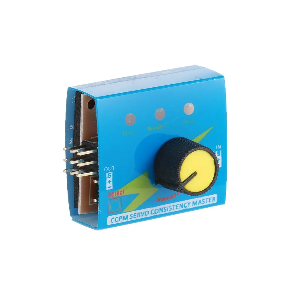 

Multi Servo Tester 4.8-6V with Indicator Light 3CH ECS Consistency Speed Controler Power CCPM Master Checker RC Drone Parts