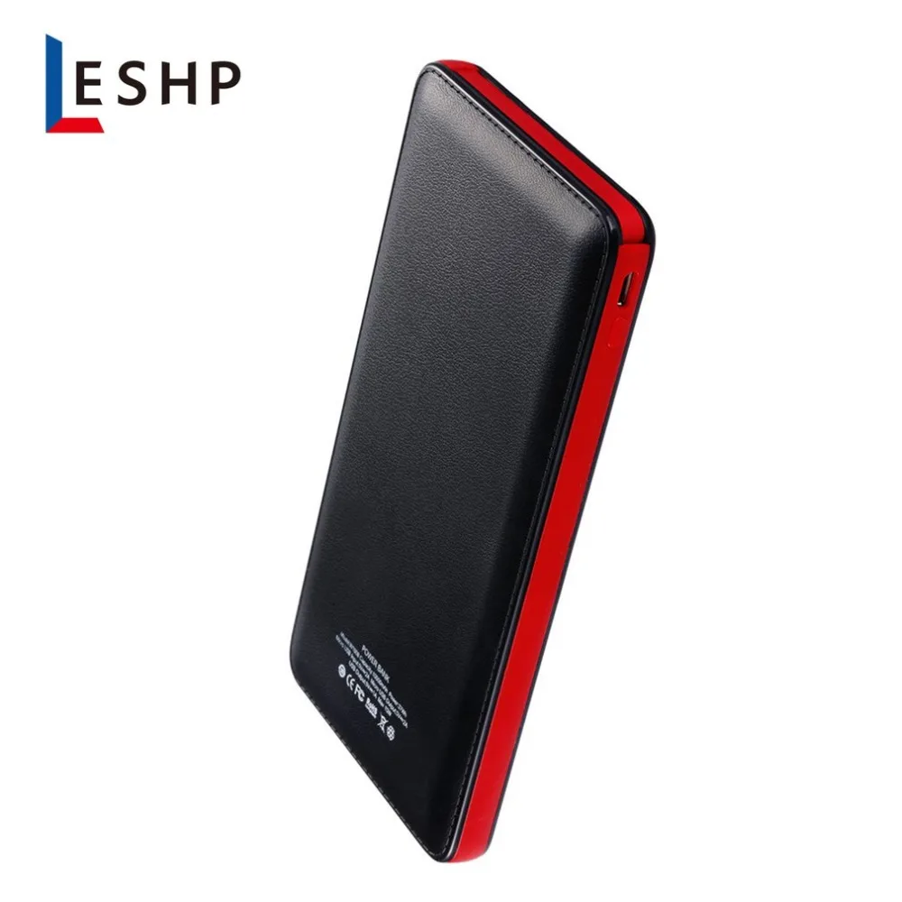 LESHP Super-high 10000mAh Capacity 10W Lightweight Portable Fast-charging 4-Port Power Bank For Iphone For Samsung