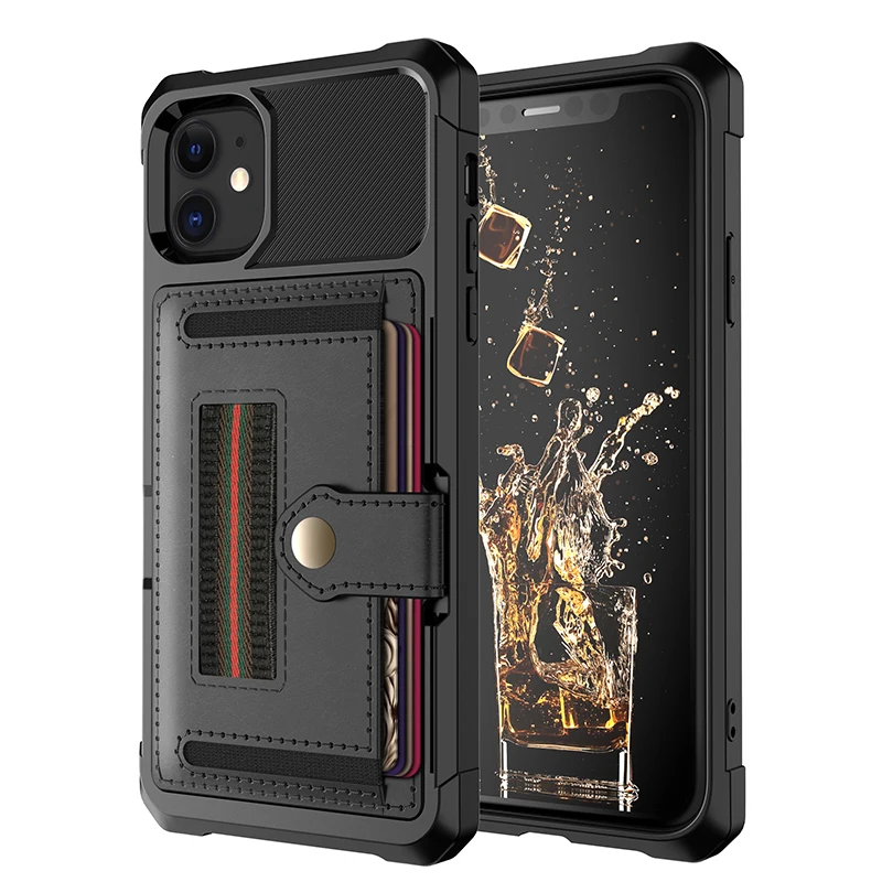For iPhone 11 Pro Max XS MAX Credit Card Case PU Leather Flip Wallet Cover Holder Hard Back Cover For iPhone XR XS 8 7 6 6S Plus (71)