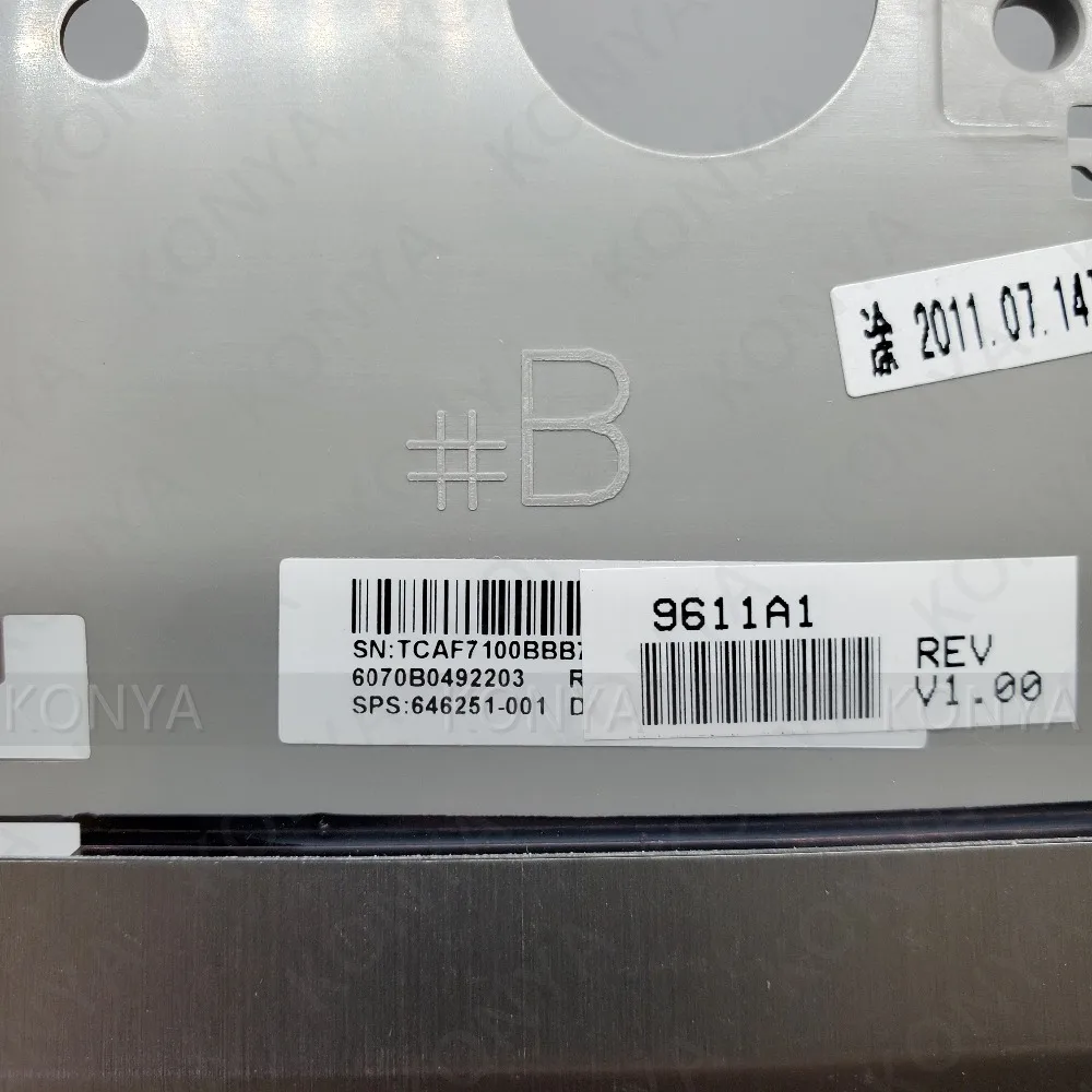 Новинка,, для hp ProBook 4530S 4535 S, верхняя крышка, панель для клавиатуры, ободок, сборка+ Touc, hp ad, отпечаток пальца, 679919-001, 646251-001