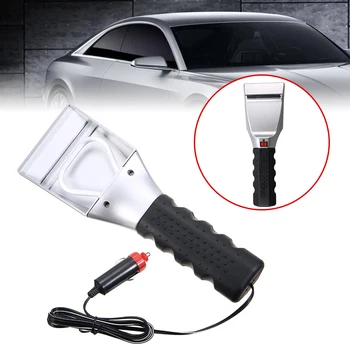 

Mayitr 1pc 12V Heated Car Winter Windshield Electric Scraper Heating Snow Ice Brush Shovel Cleaning Tool