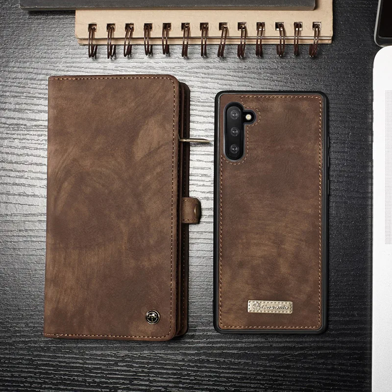 Для Samsung S8 S9 S10 S20 Plus ультра многофункциональный бумажник на молнии чехол из