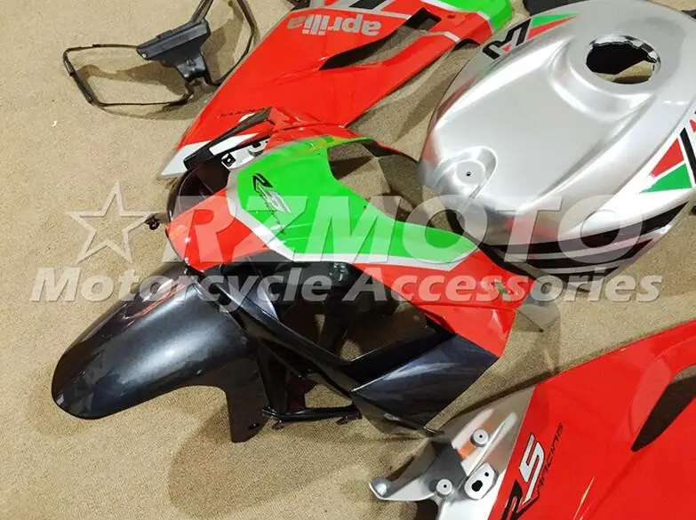 4 подарки ABS Инжекционный обтекатель комплект подходит для Aprilia RS125 06 07 08 09 10 11 RS4 RSV 125 2006 2011 Обтекатели набор FR