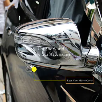 

For Hyundai ix35 2010-2015 Rear View Mirror Panel Cover Exterior Rearview Frame Molding Trims ABS Glossy Car Accessories