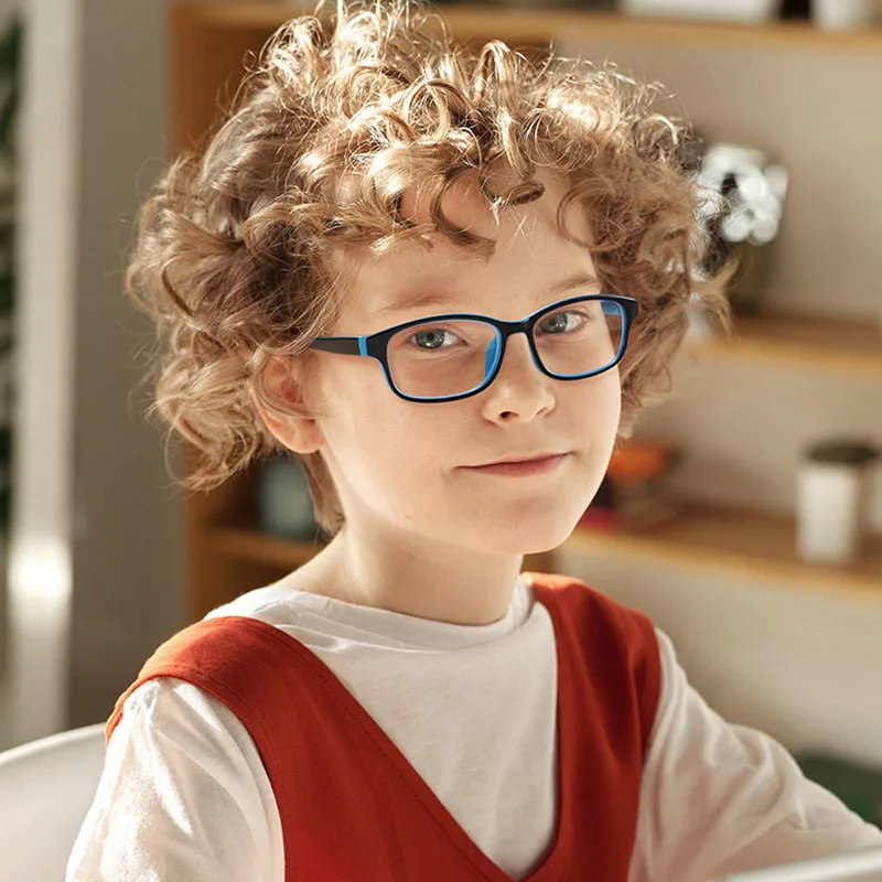 Nuovi Occhiali Ottici In Acetato Per Bambini Occhiali Anti Luce Blu Montatura Per Designer Di Marca Di Moda Occhiali Per Miopia Tv Per Computer Per Ba