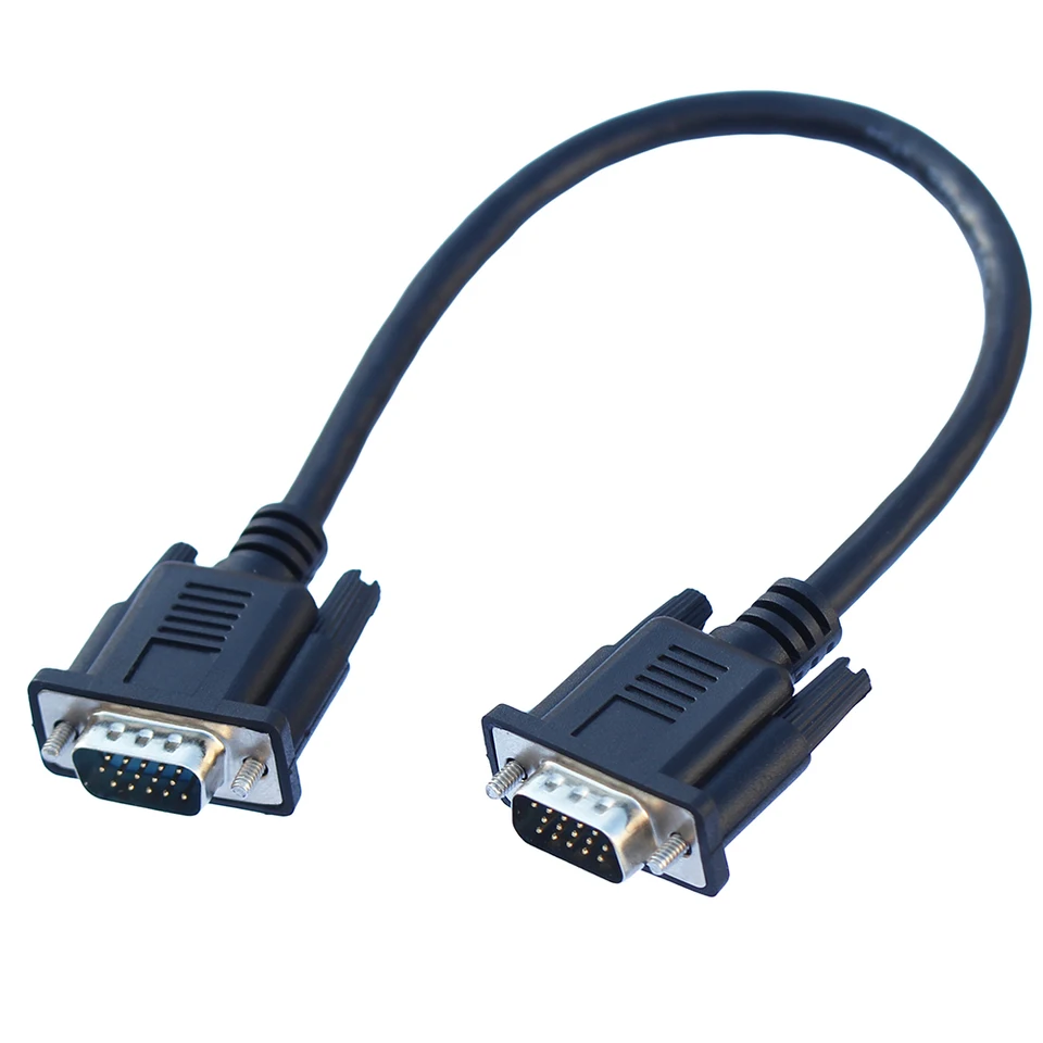 1.5 Mtrs Black VGA Cable,SHD VGA to VGA HD15 Monitor Cable for PC Laptop TV Porjector at ₹ 50/piece in Mumbai