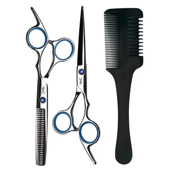 

6 Inch Professional Hairdressing Scissors Set Hair Cutting Thinning Tool Barber Scissors Barber Shop Hairdresser's Haircut Comb