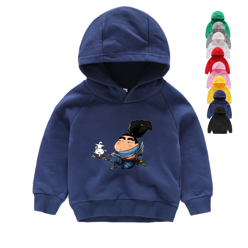 

2020 t shirt boys Kids Hoodies Japan Anime Boys Sweatshirts Crayon Shin Chan Hoodies Sweatshirts Multi-color Tops