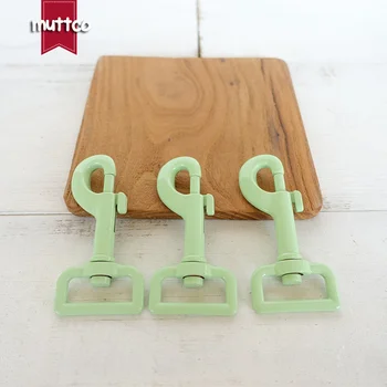 

10pcs/lot Polychrome metal dog slasp hook buckle durable hardware for 25mm webbing Zinc Alloy diy dog leash parts CPK-25G