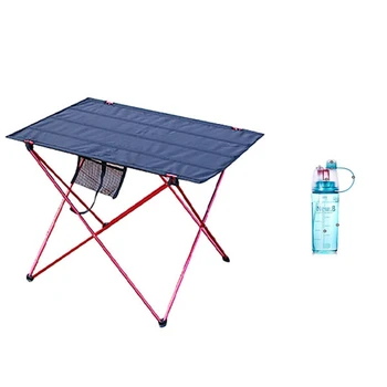 

Travel Water Drinking Cup Leak Proof Spray Bottle with Folding Table Bbq Picnic Table Portable Camping Table Red