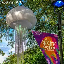 2 м H надувная Желейная рыба модель, маленькая Медуза Реплика с воздуходувкой без/с подсветкой на продажу