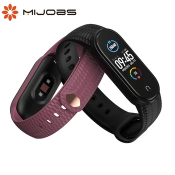 

For Mi Band 5 Bracelet Silicone Strap for Xiao mi mi Band 5 Smart Watch