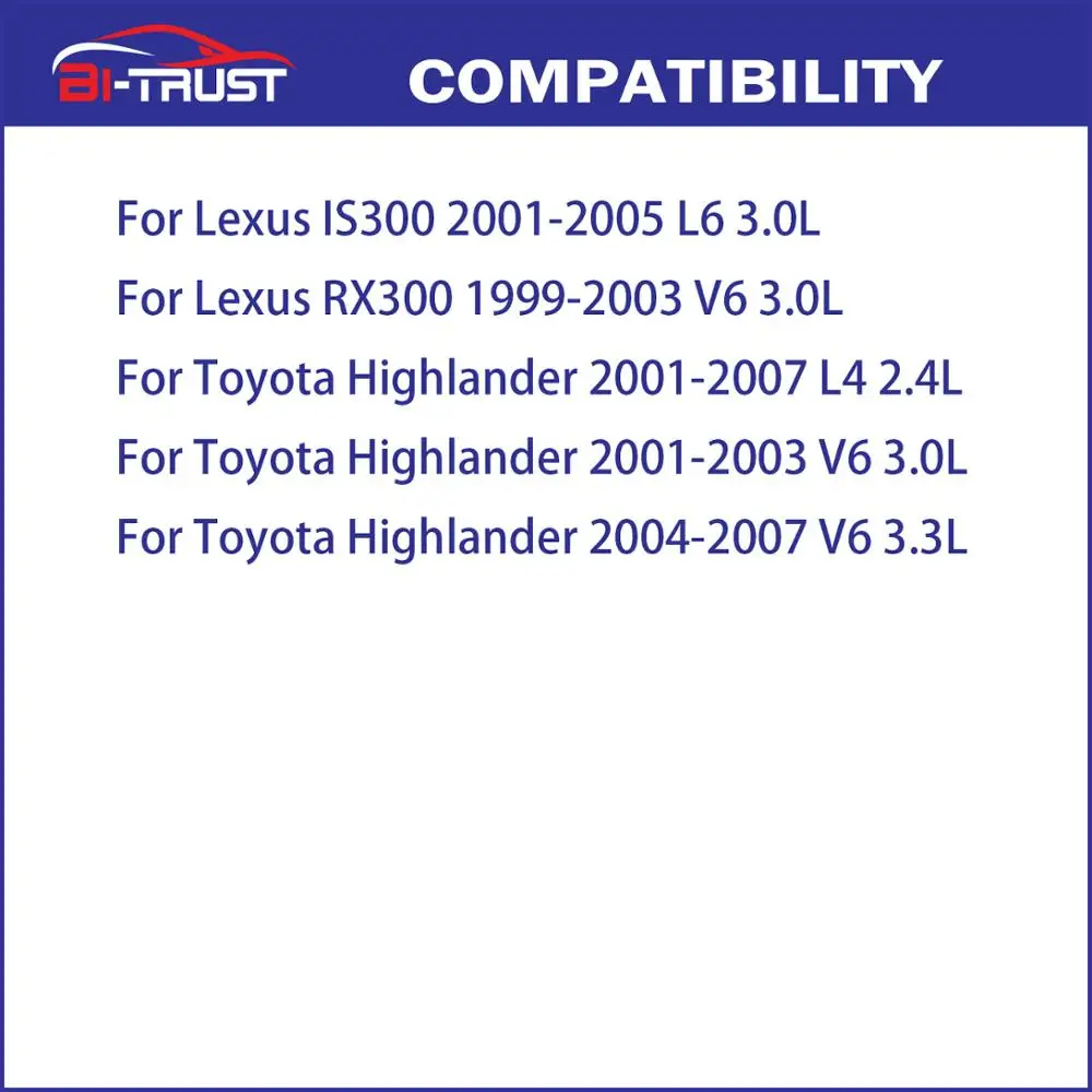 Bi-Trust Cabin Air Filter Replacement for Lexus RX300/IS300/Toyota Highlander 87139-48020,87139-48020-83,CF10138