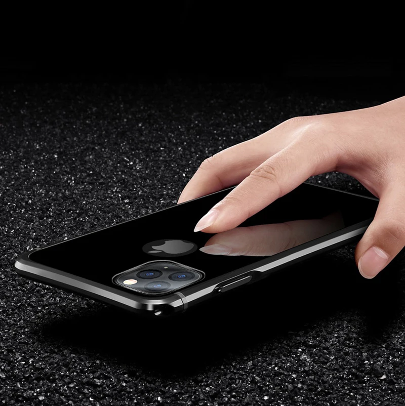Гибридный Жесткий ПК винтовой чехол для iPhone 11 Pro Max металлический каркас антидетонационный чехол для iPhone 11 11 Pro Max Coque чехол
