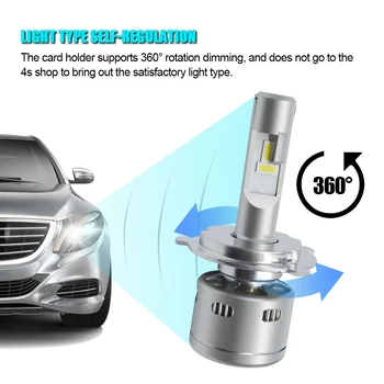 

1set*Car LED Headlight Bulbs 72W 8000LM H4 LED Headlight H7 H4 5202 H13 V3 LED