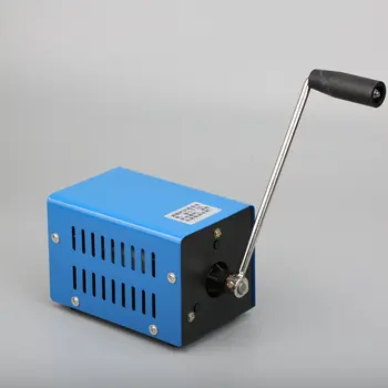 

Emergency Hand Crank Dynamotor High Power Charger Portable USB Charging Hand Crank Generator Camping Survival Power Bank