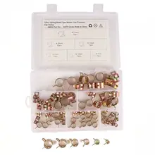 72 шт./компл. пружинных Топливный Шланг Зажимы силиконовая труба из оцинкованной стали с 7 мм 10 мм 11 14 16 м