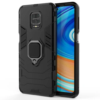 

100pcs Magnet Suction Armor Hard Case Kickstand Cover Shockproof with Stand For Xiaomi Redmi Note 9 Pro Max 9S 8 8A 8T 7 7A K30