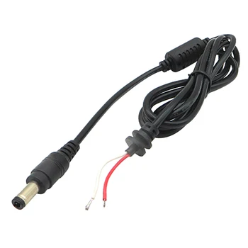 

5.5mm X 2.5mm Durable Black Professional Long Wire Copper Laptop Straight Plug Extender Male Interface Computer Connector Cable