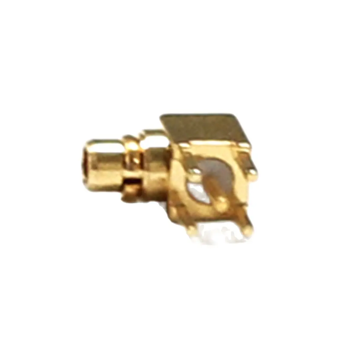 MMCX Plug Male RF CoaX Connector Right Angle Type 90-Degree PCB Mount Goldplated PCB Terminal New