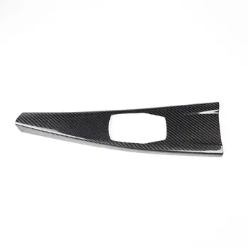 

Carbon Fiber Gear Shift Knob Cover Multimedia Button Panel Trim Sticker For BMW