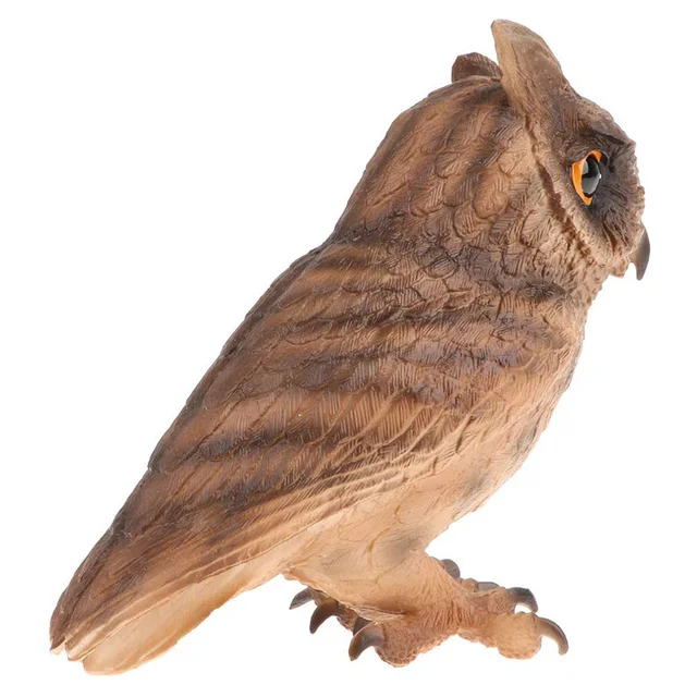 Realistic Owl Model Toys Bird Wild Animal Action Figure PVC Model Craft Eduaction Kids Toy Gift Desk Ornament 3