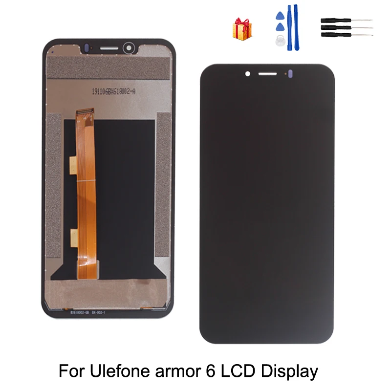 Для Ulefone Armor 6 ЖК-дисплей сенсорный экран 6,2 дюймов сборка запасная часть для Ulefone Armor 6 ЖК-экран