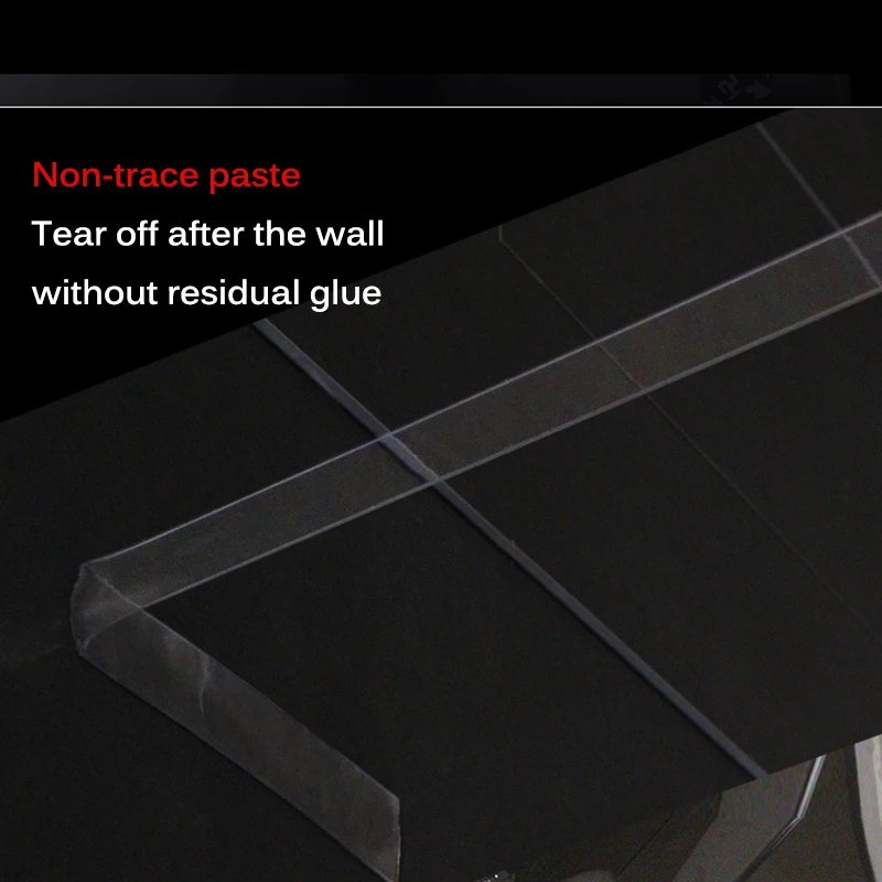 1/3/5 м многоразовый двойной клейкая поверхность с двух сторон нано не ...