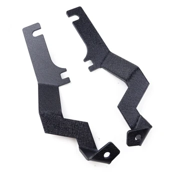 

CITALL 1 Pair Hood Hinge A Pillar Cube Led Light Mount Bracket Fit for Ford Raptor F150 2015 2016 2017 2018 2019 CNC Laser Cut