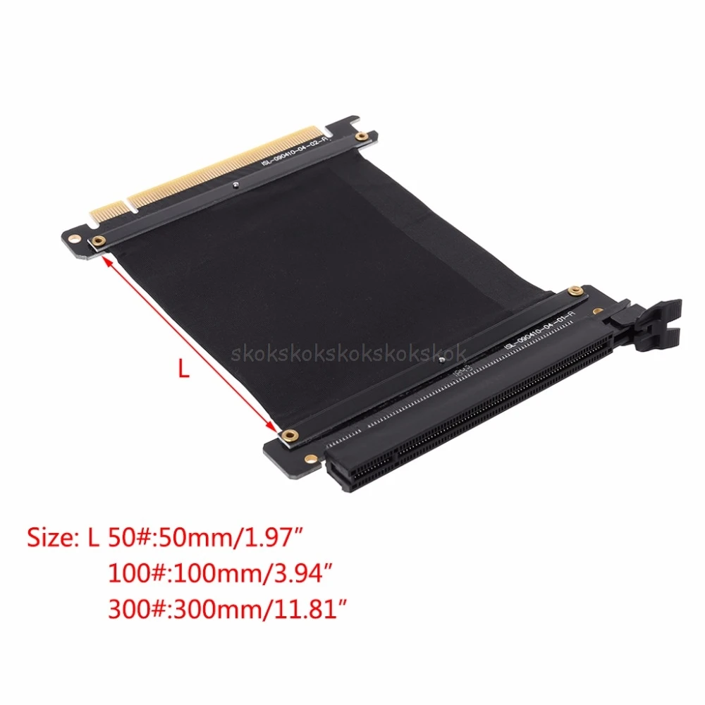 PCI Express 16x гибкий кабель переходная карта Удлинительный порт адаптер видеокарта