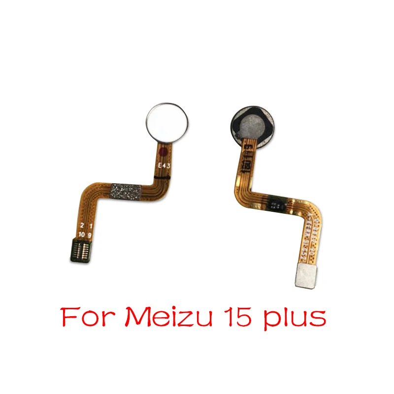 Запасные части для Meizu M15 15 Plus Главная Кнопка отпечатков пальцев Touch Id сенсор