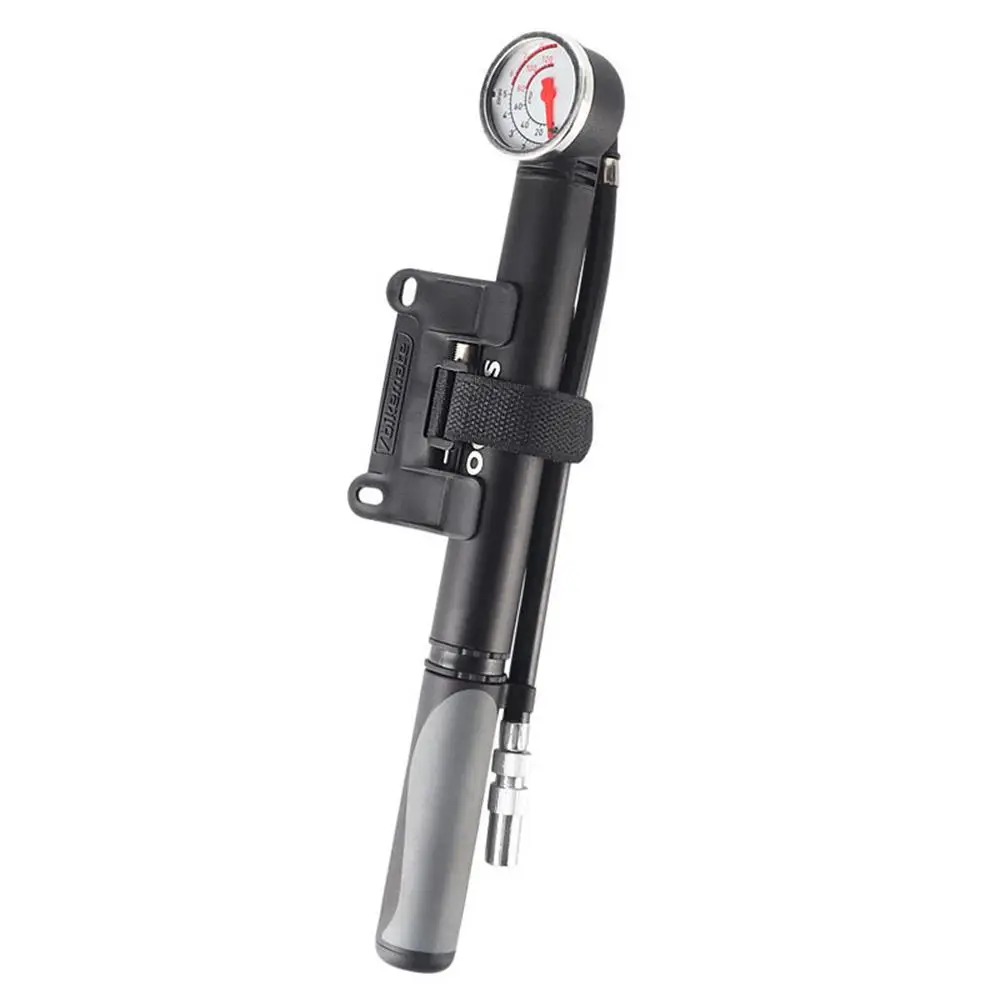 

Mini Bicycle Pump With Pressure Gauge Hand Cycling Pump Fit For Presta Schrader Ball Road MTB Tire Bike Pump Portable Bike Pump