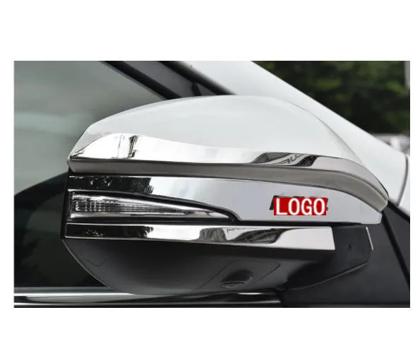 Аксессуары зеркало заднего вида хромированная отделка ABS боковое протектор 2