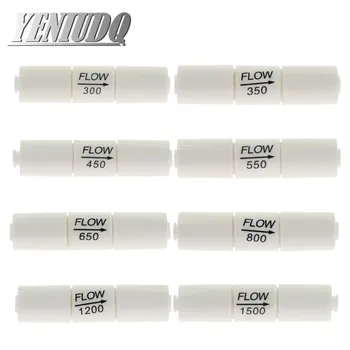 300CC 450CC 800CC 1500CC system wody ro regulator przepływu ścieków ogranicznik 1/4 "OD wąż odwróconej osmozy szybkie rury Fittiing