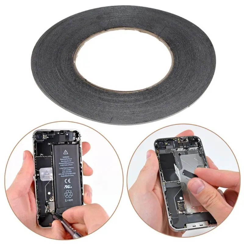 

2mm 50m Double face 3M Ruban adhÃ©sif collant pour TÃ©lÃ©phone Ã©cran LCD rÃ©paration
