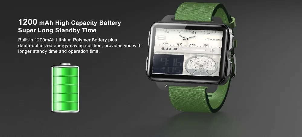 Новые Dm99 Gps Смарт часы Mtk6580 Android 5,1 Smartwatch 2,2 дюймов экран 1200 мАч батарея 1 Гб+ 16 Гб Wifi 3g