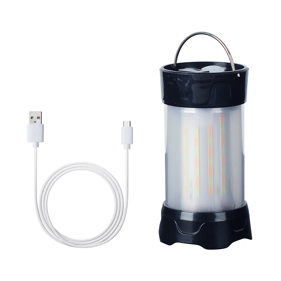 5pcs packing Многофункциональная лампа для кемпинга 3 Вт USB Перезаряжаемый светильник для палатки 18650/AAA* 3 батарея Портативный подвесной крючок для кемпинга фонарь для кемпинга - Мощность в ваттах: 5pcs packing