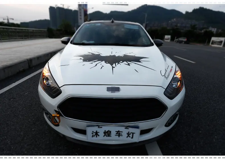 Специально используемая в для Ford эскорт фара в сборке модифицированный светодиодный светильник на каждый день светодиодный фонарь для рулевого управления с двойными линзами Ксенон лампа
